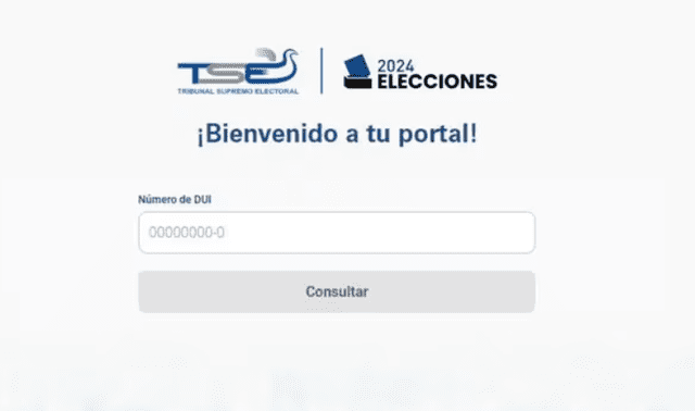 Verifica DUI para las elecciones 2024 en El Salvador y conoce tu local de votación. Foto: TSE   