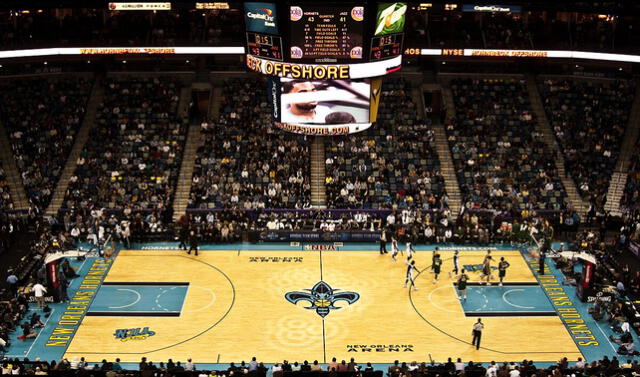 El New Orleans Arena es un pabellón multideportivo que también alberga evento de MMA. Foto: New Orleans Pelicans   
