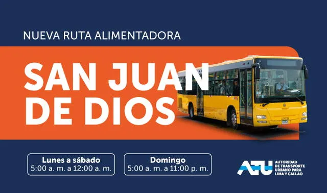 Ruta alimentadora San Juan de Dios