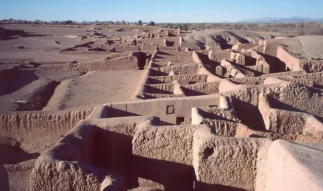  Muros que conformaban los edificios de la antigua civilización de Paquimé.   