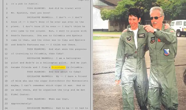 Ghislaine Maxwell y Andrés Pastrana se conocieron en un pub de Dublín. Foto: composición LR