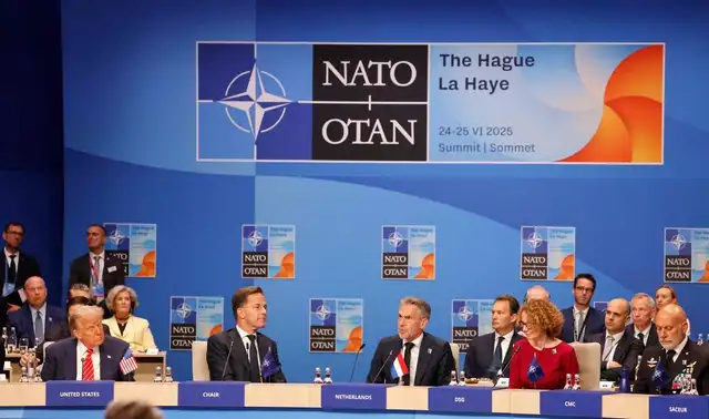  La cumbre de la OTAN se realizó el 25 de junio en La Haya. Foto: AFP<br>    