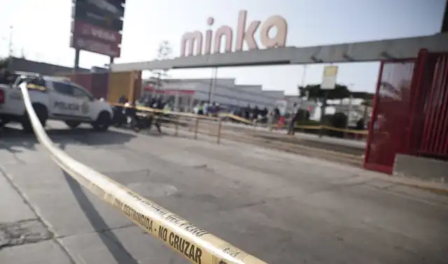  Intento de asalto dentro del centro comercial Minka en Callao. Foto: Sebastián Blanco Salazar / La República    