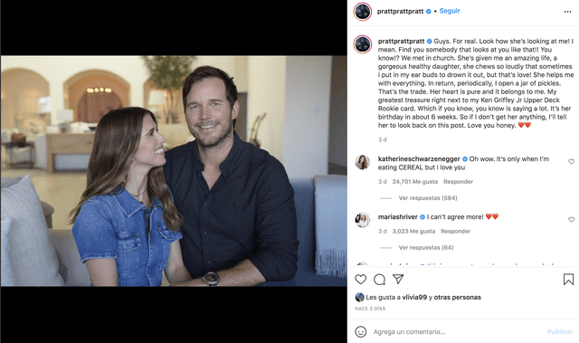 Chris Pratt en el ojo de las críticas tras publicación en Instagram