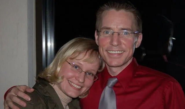  Jason Padgett y su esposa Elena Padgett. Foto: BBC<br>    