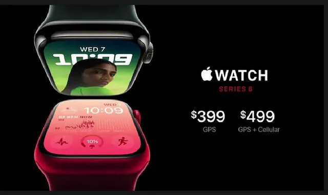 Apple anuncia los precios del nuevo Apple Watch Series 8