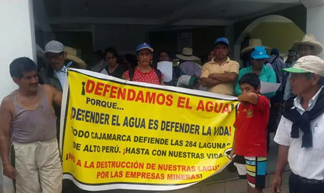 Cajamarca: paro en defensa de las lagunas