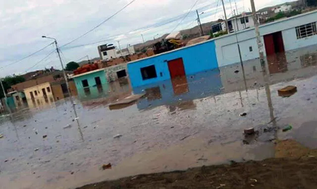 Huarmey inundada por desborde de ríos