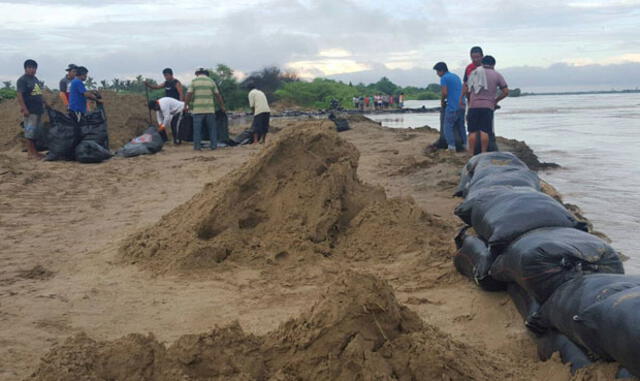 Pobladores del Bajo Piura protestan contra Gobierno Regional por reconstrucción de diques [VIDEO]