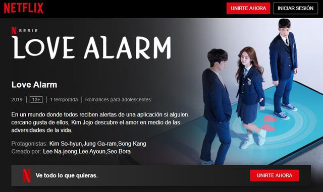 Love Alarm en Netflix. Foto: captura