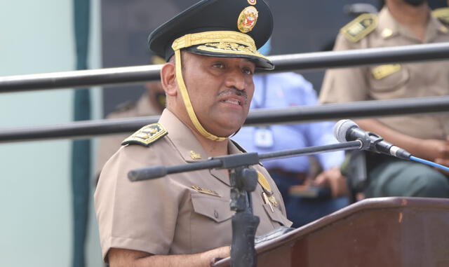 General Rafael Ríos Zavala jefe II Macro Región Policial Lambayeque