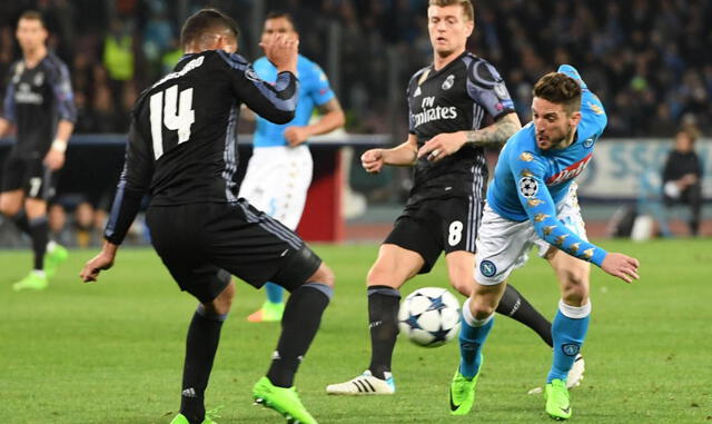 Real Madrid vs. Napoli: goles, resumen y mejores jugadas del 3-1 en Champions League |VIDEO