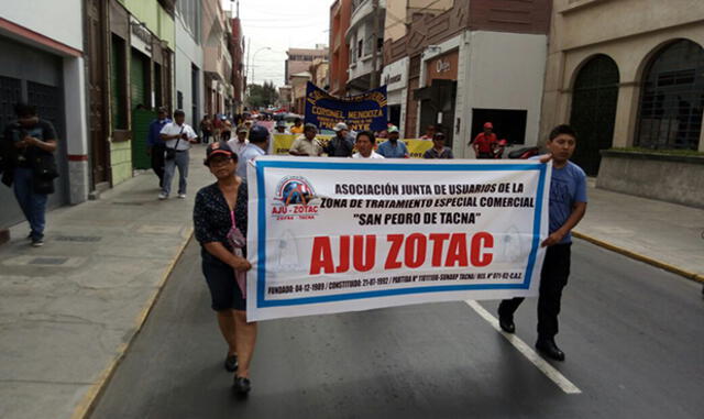 Tacna: Comerciantes cierran su puesto y salen a protestar a las calles | VIDEO