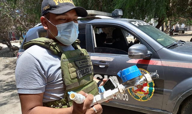 Robo de medidores de agua Lambayeque Chiclayo Policía