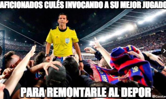 Barcelona es víctima de crueles memes tras caer ante el Deportivo La Coruña | IMÁGENES