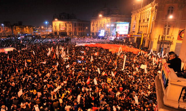 Miles marcharon contra la corrupción y alzaron su voz frente al Poder Judicial