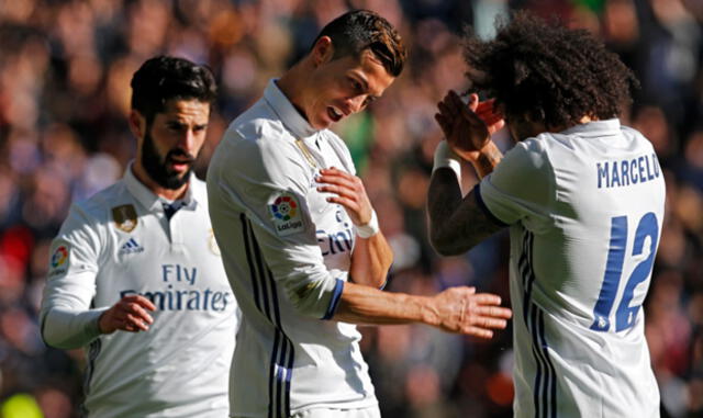 Real Madrid ganó 2-1 al Betis: Cristiano y Sergio Ramos desplazan al Barcelona de la punta de la Liga Santander