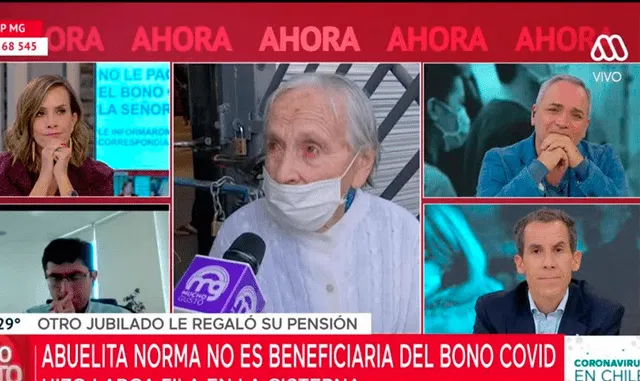 Chile: joven regaló dinero a abuelita de 90 años rechazada para el bono COVID-19 [VIDEO]