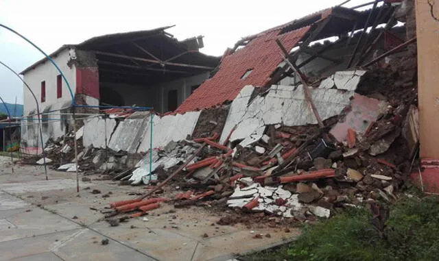 Lambayeque: iglesia Santo Domingo de Olmos colapsó por intensas lluvias [FOTOS]