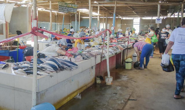 Lambayeque Chiclayo La Victoria mercado El Inca COVID-19 pescado comerciante