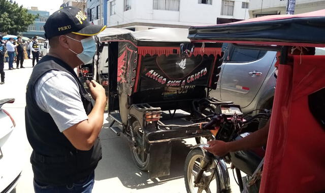 Lambayeque Chiclayo Policía mototaxis operativo
