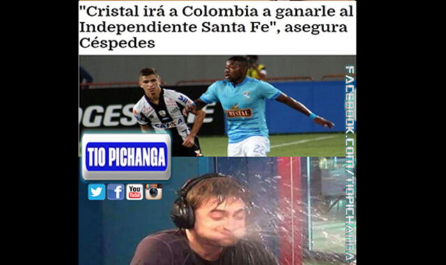 Sporting Cristal vs. Santa Fe: memes de la caída celeste en Copa Libertadores | FOTOS