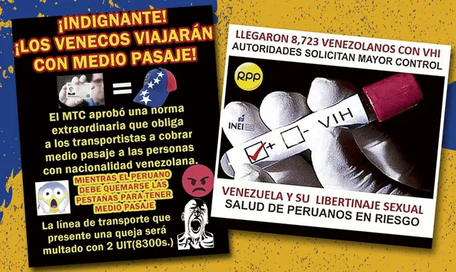 Venezolanos en Perú: Las mentiras que atizan el odio
