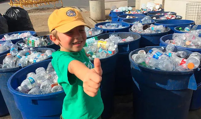Viral: Niño de 7 años gana miles de dólares gracias a la basura [FOTOS]