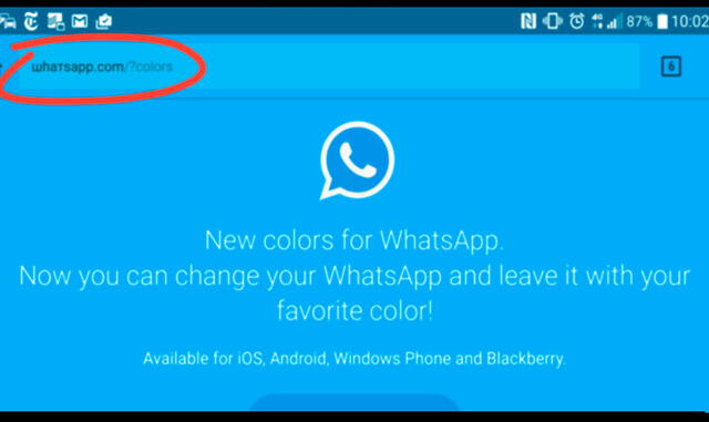 ¡Atención! Comparten en WhatsApp un falso mensaje que anuncia un 'cambio de color' en la app [FOTO]
