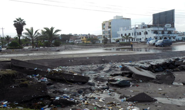 Trujillo: Vecinos del distrito de Huanchaco denuncian presuntas irregularidades en obras|FOTOS