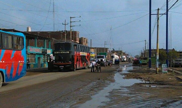 Lambayeque: Panamericana Norte Antigua se encuentra bloqueada por mal estado de la vía