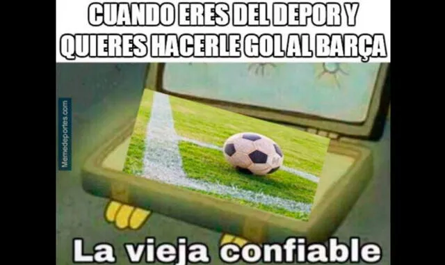 Barcelona es víctima de crueles memes tras caer ante el Deportivo La Coruña | IMÁGENES