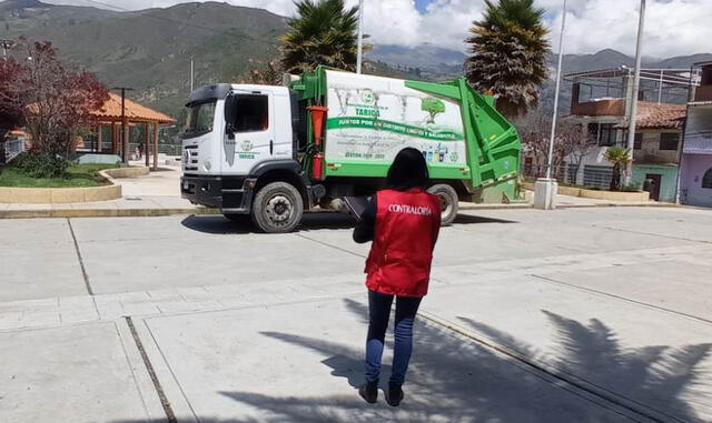 Áncash camión recolector basura Contraloría