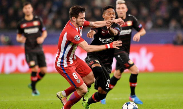 Atlético de Madrid goleó 4-2 al Bayer Leverkusen en Alemania en octavos de Champions League