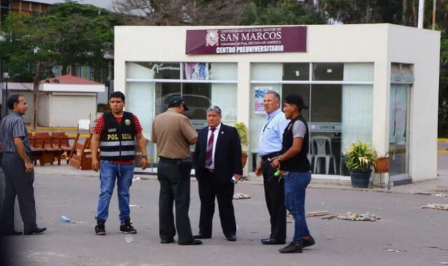 San Marcos: Se reanudan las clases tras la intervención de la Policía [FOTOS y VIDEO]