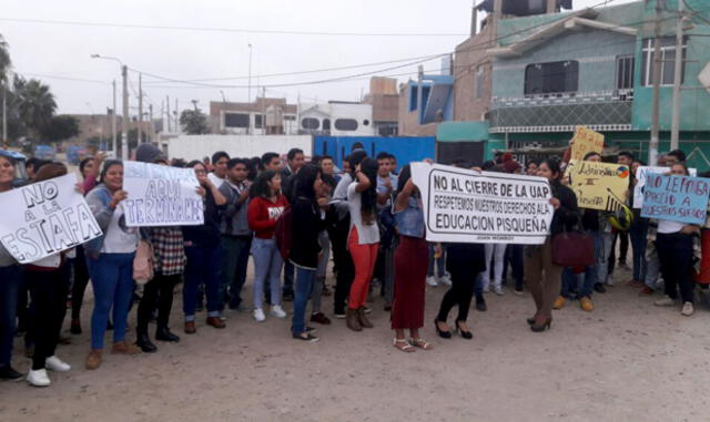 Alumnos denuncian estafa ante anuncio de cierre de sede de la universidad Alas Peruanas