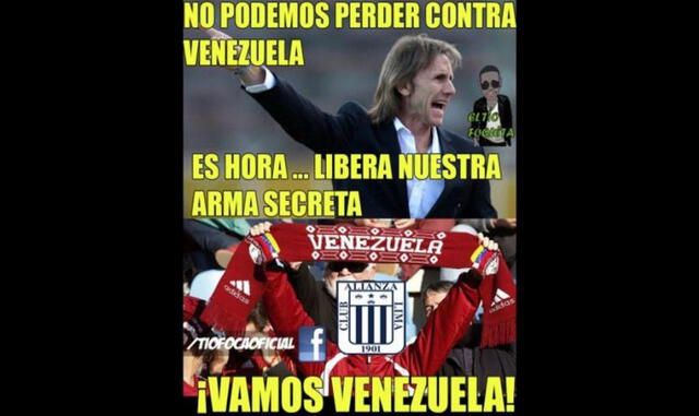 Perú vs. Venezuela: memes en Facebook ya calientan la previa de las Eliminatorias Rusia 2018 
