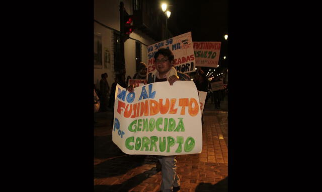Cusco también salió a marchar en contra de un posible indulto a Alberto Fujimori [FOTOS]