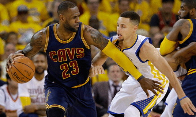 Warriors ganaron a Cavaliers por 113-91 y se ponen adelante en la gran final de la NBA