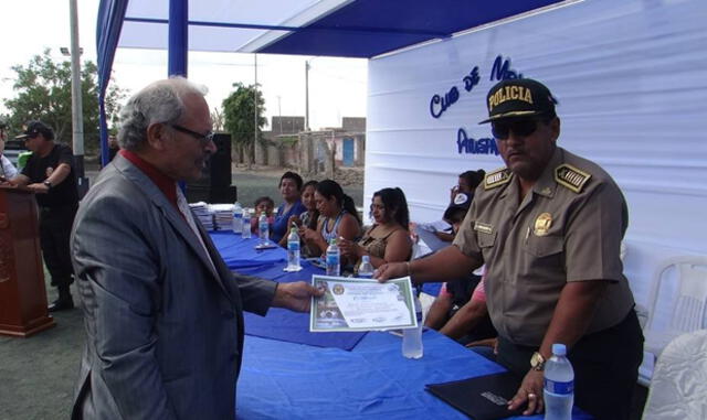 Policía realizó la clausura de las vacaciones útiles de la comisaría de Atusparia 