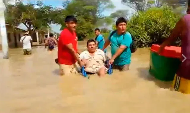 Inundación en Piura: Pobladores de Pedregal abandonan la ciudad [FOTOS Y VIDEO]