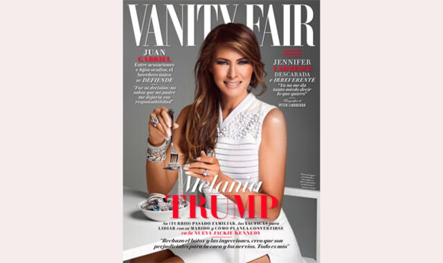 Polémica: Melania Trump en la portada de Vanity Fair México | FOTOS 