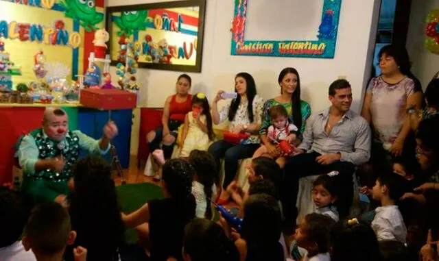 Karla Tarazona y Christian Domínguez se reunieron por el cumpleaños de su hijo [FOTOS]