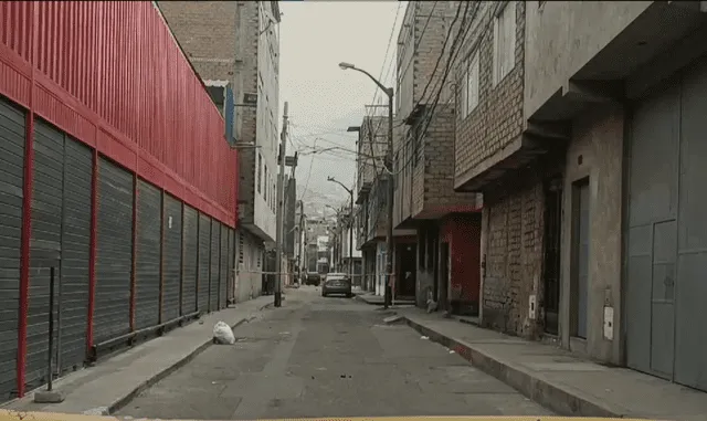 La zona del asesinato en San Juan de Lurigancho es desolada por las noches por la falta de comercios. Foto: Captura RPP Noticias   