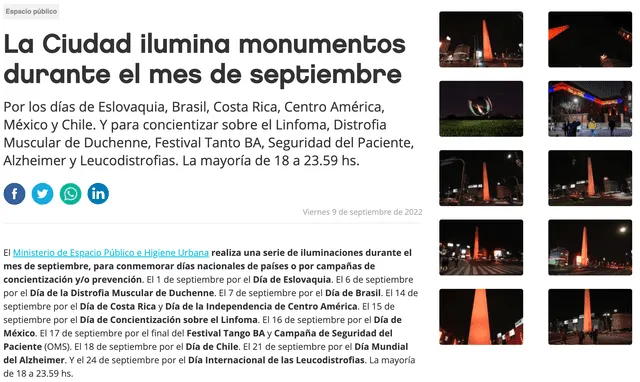 Comunicado del Gobierno de Argentina. Foto: captura LR/Gobierno de Argentina.