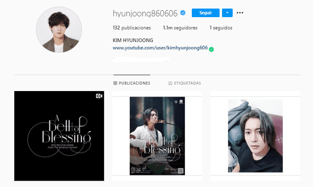 Kim Hyun Joong, Instagram