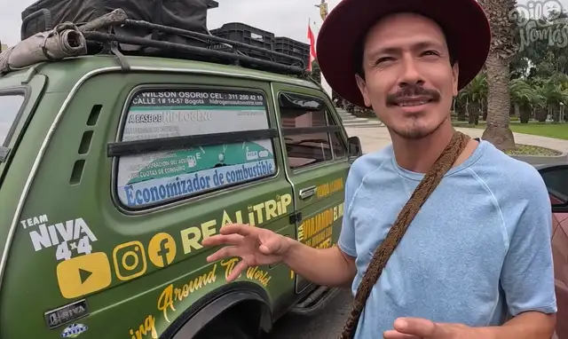 Extranjero lleva dos años viajando por el mundo en su camioneta. Foto: captura de YouTube/Dilo Nomás   