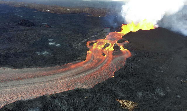 El volcán más activo del mundo se encuentra en erupción desde 1983. Foto: AFP   