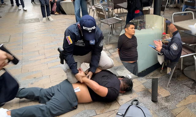 Captura de alias 'Cuchillo' por autoridades colombianas. Foto: Mininter Captura de alias 'Cuchillo' por autoridades colombianas. Foto: Mininter