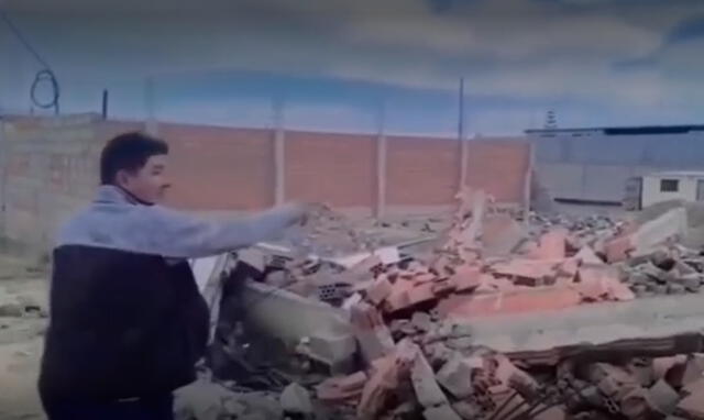Padre de familia rompe en llanto luego de que su hija le tumbara su casa por herencia Padre de familia rompe en llanto luego de que su hija le tumbara su casa por herencia